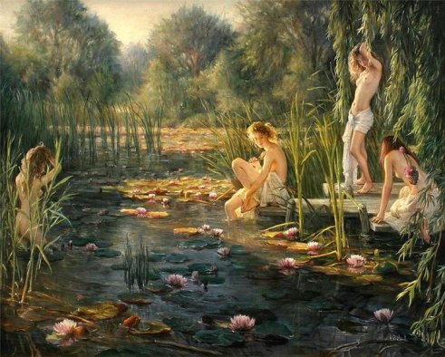 Image result for swamp in renaissance painting