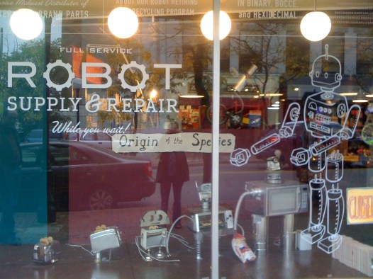 Image result for robot in a store display